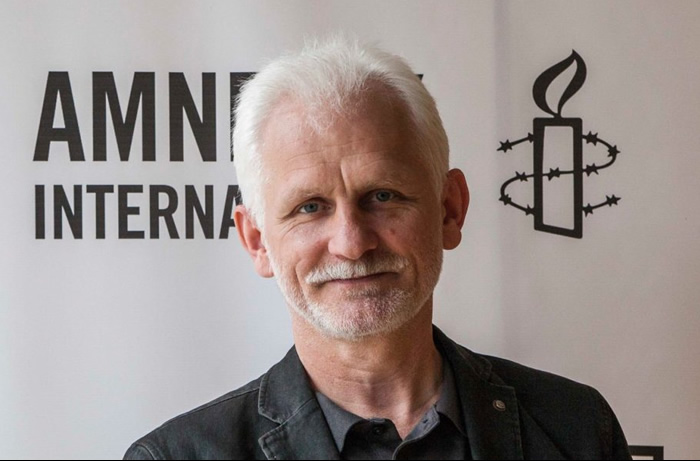 Alés Bialiatski | Photo: amnesty.org