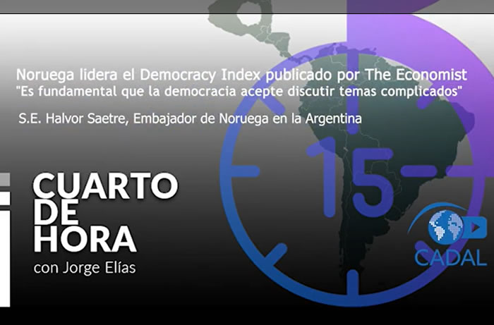 Noruega lidera el Democracy Index publicado por The Economist