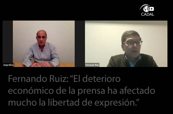 Fernando Ruiz: En América Latina, el deterioro económico de la prensa ha afectado mucho la libertad de expresión