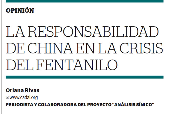 La responsabilidad de China en la crisis del fentanilo