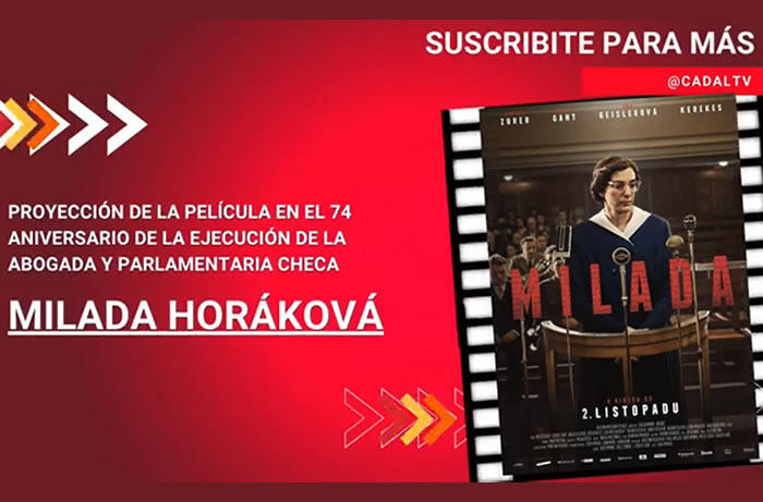 Proyección de «Milada» en el Centro Cultural San Martín