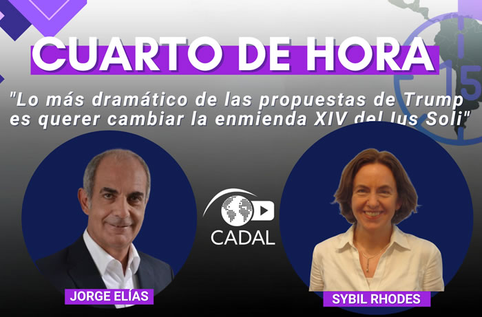 Sybil Rhodes: «Lo más dramático de las propuestas de Trump es querer cambiar la enmienda XIV del Ius Soli»